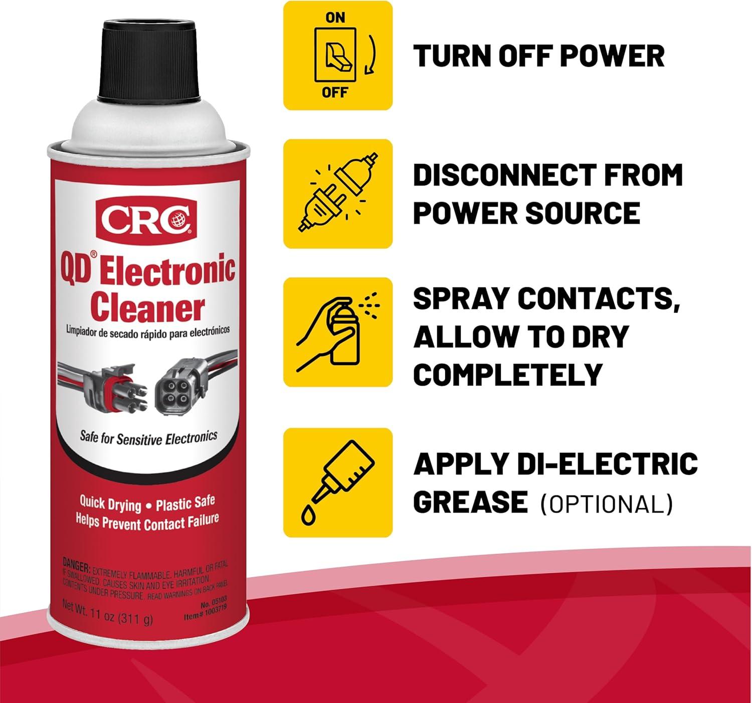 image:imageCRC 05103 QD Electronic Cleaner 11 Wt Oz1 Pack