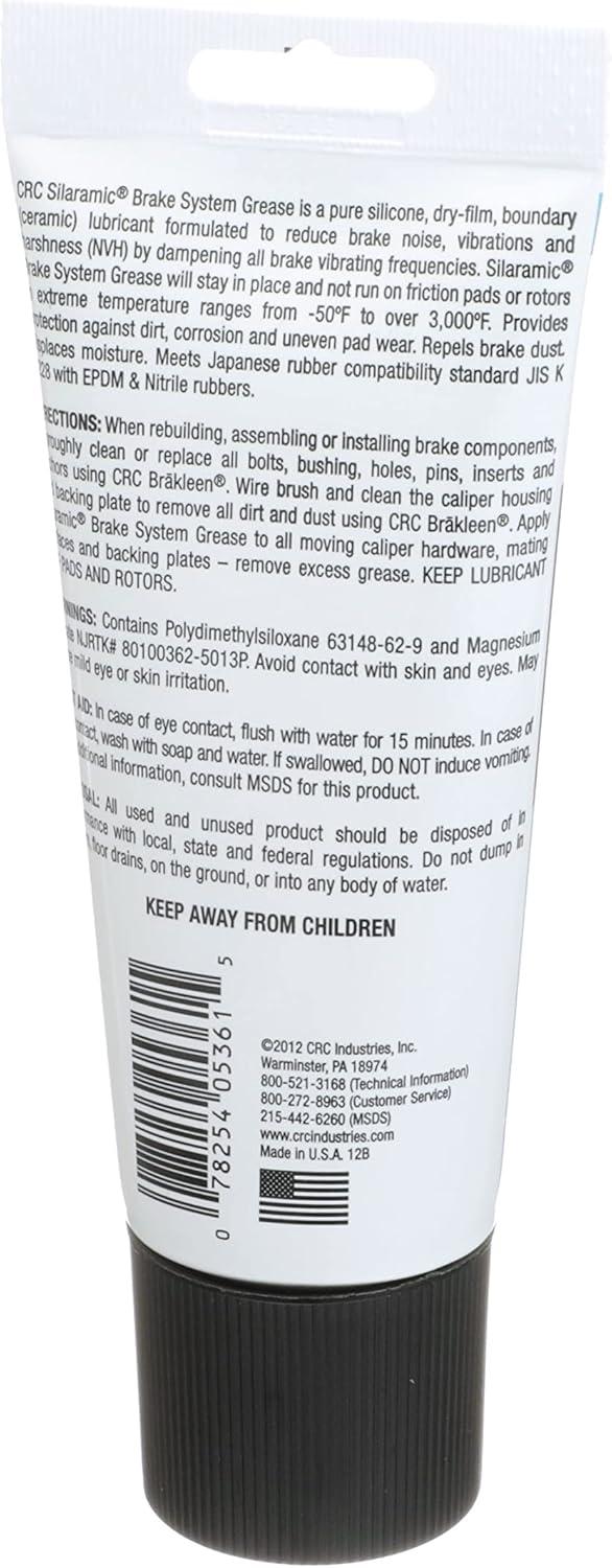 image:imageCRC 05361 Silaramic Brake System Grease 5 oz1 Pack
