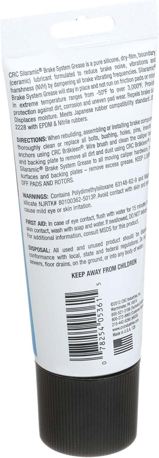 image:imageCRC 05361 Silaramic Brake System Grease 5 oz1 Pack