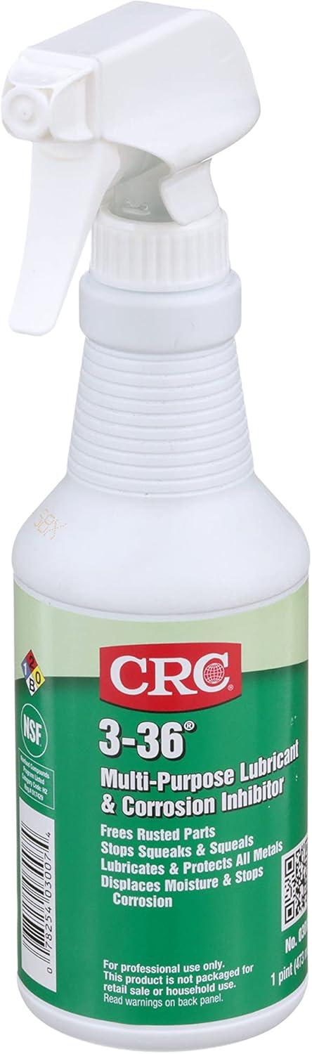 image:imageCRC 336 Multipurpose Lubricant amp Corrosion Inhibitor 03005 11 Wt Oz Corrosion Protectant Spray w Petroleum Base for Metal Equipment1 Pack
