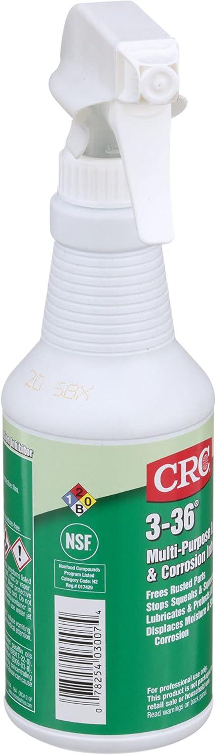 image:imageCRC 336 Multipurpose Lubricant amp Corrosion Inhibitor 03005 11 Wt Oz Corrosion Protectant Spray w Petroleum Base for Metal Equipment1 Pack