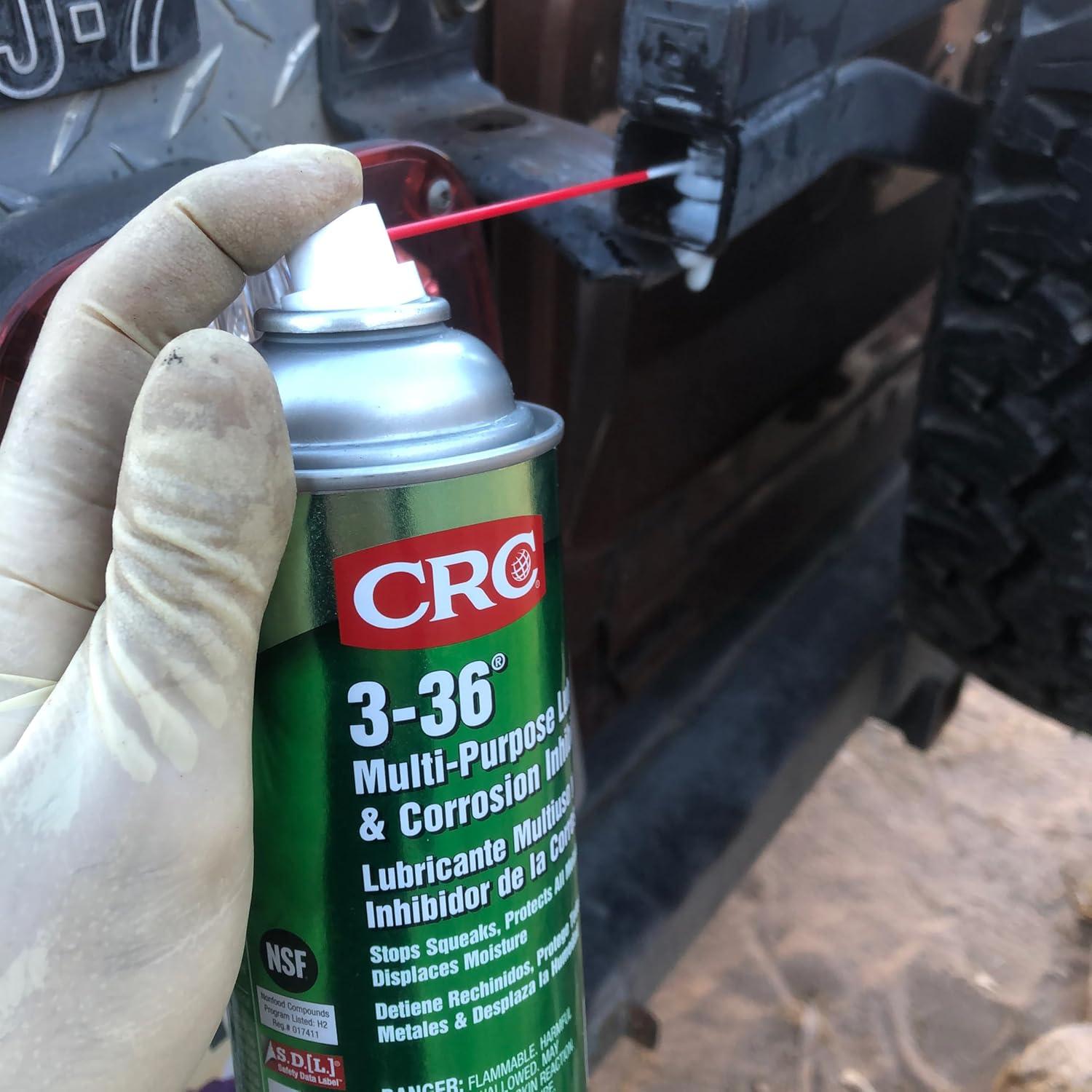 image:imageCRC 336 Multipurpose Lubricant amp Corrosion Inhibitor 03005 11 Wt Oz Corrosion Protectant Spray w Petroleum Base for Metal Equipment12 Pack