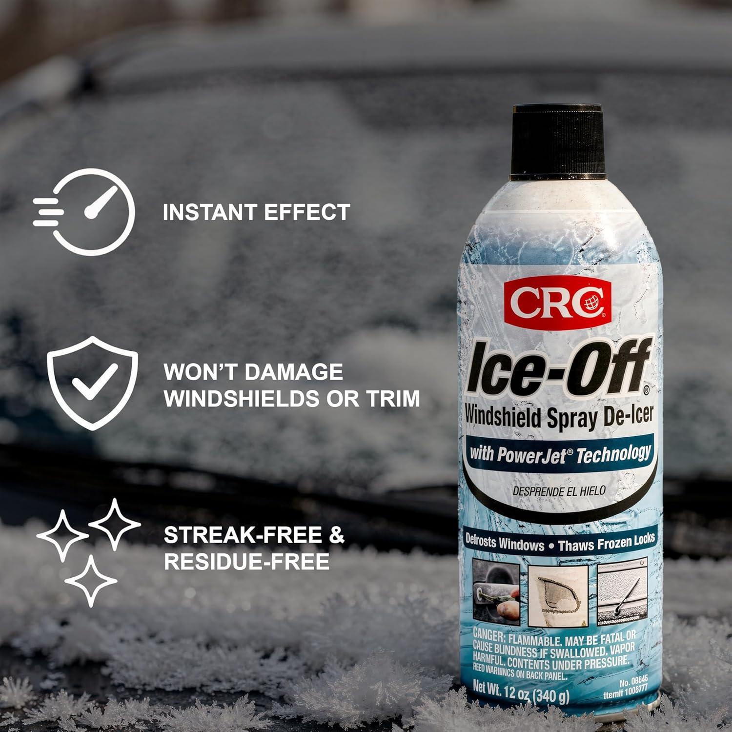 image:imageCRC IceOff Windshield Spray DeIcer 12 Wt Oz Pack of 11200 Ounce Pack of 1