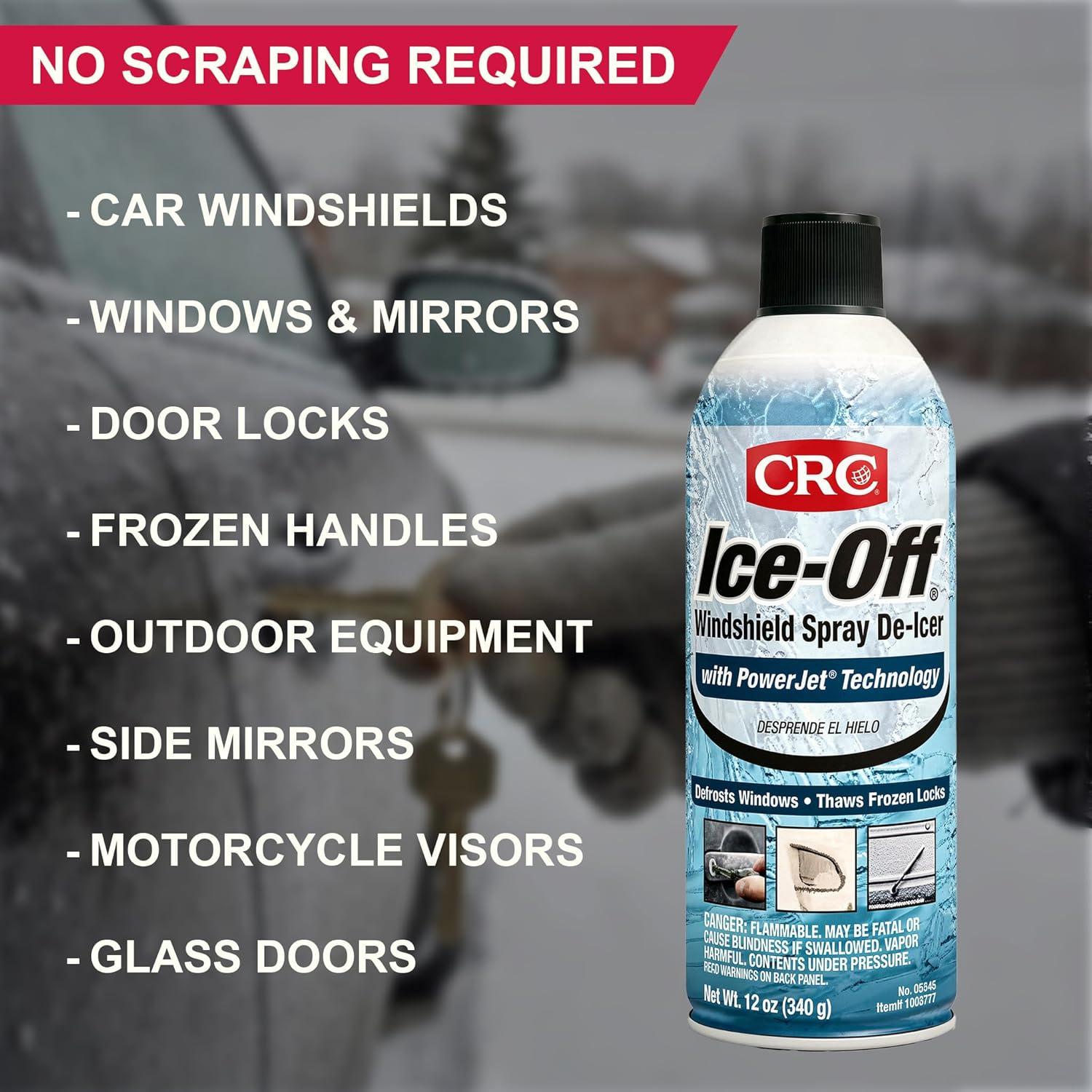 image:imageCRC IceOff Windshield Spray DeIcer 12 Wt Oz Pack of 11200 Ounce Pack of 1