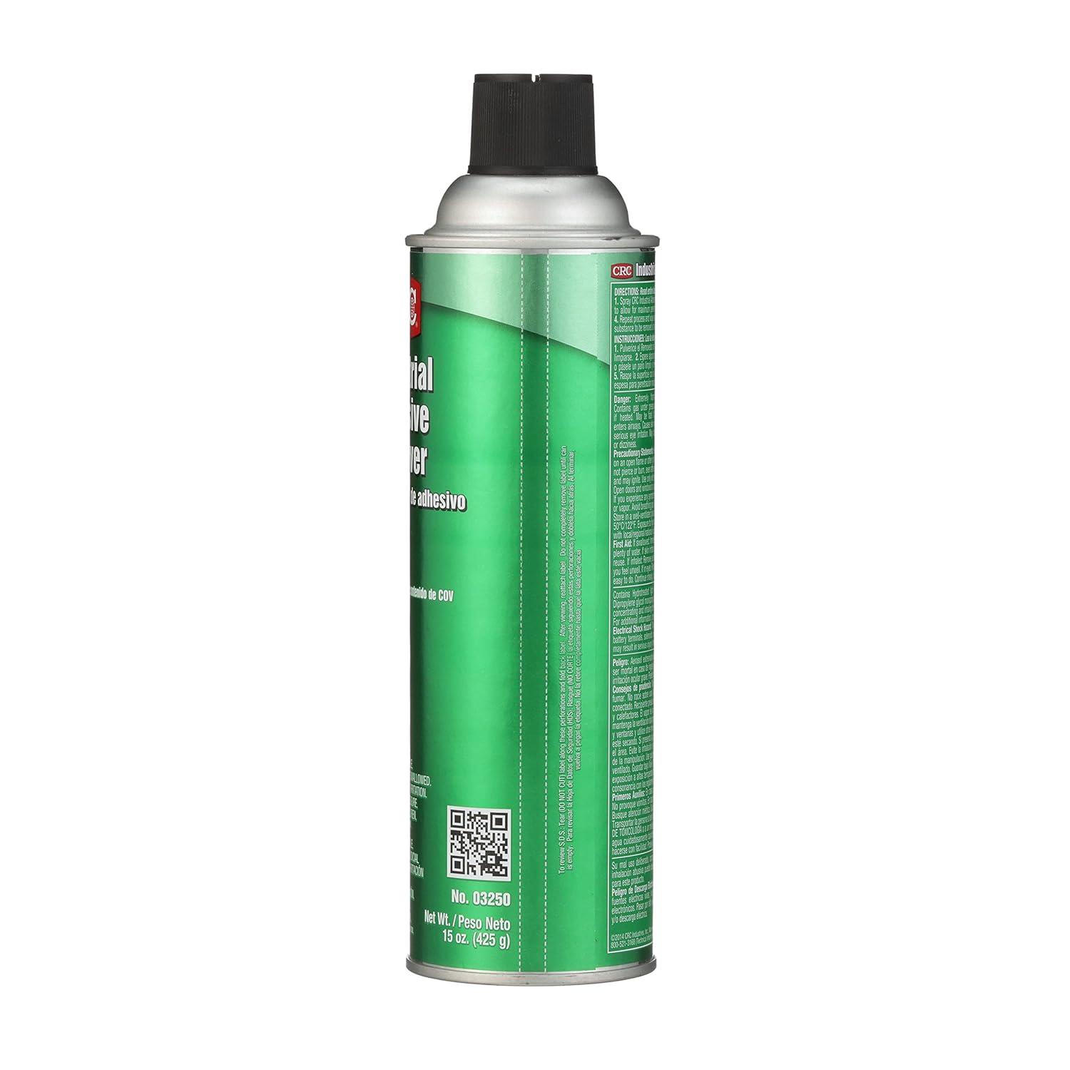 image:imageCRC Industrial Adhesive Remover 15 Wt Oz Low VOC Formula Quick Removal of Adhesives Aerosol Spray15 Oz