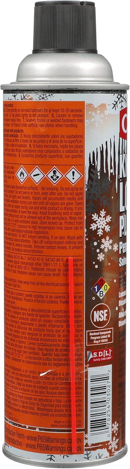 image:imageCRC Knocker Loose Plus Penetrating Solvent 03027 Reddish 115 WT Oz Industrial Grade Penetrating Solvent and Lubricant w Freeze Shock ActionAerosol