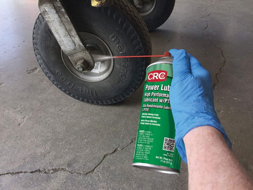 image:imageCRC Power Lube Industrial High Performance Lubricant With PTFE 11 Wt Oz High Performance Aerosol Lubricant SprayLubricant Pack of 12