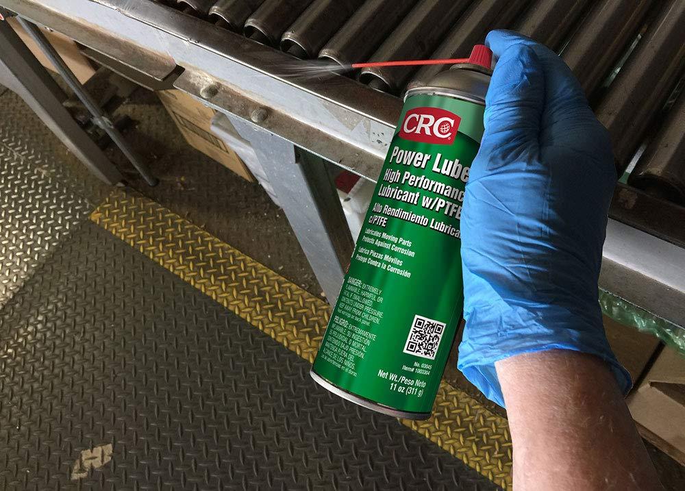image:imageCRC Power Lube Industrial High Performance Lubricant With PTFE 11 Wt Oz High Performance Aerosol Lubricant SprayLubricant Pack of 12