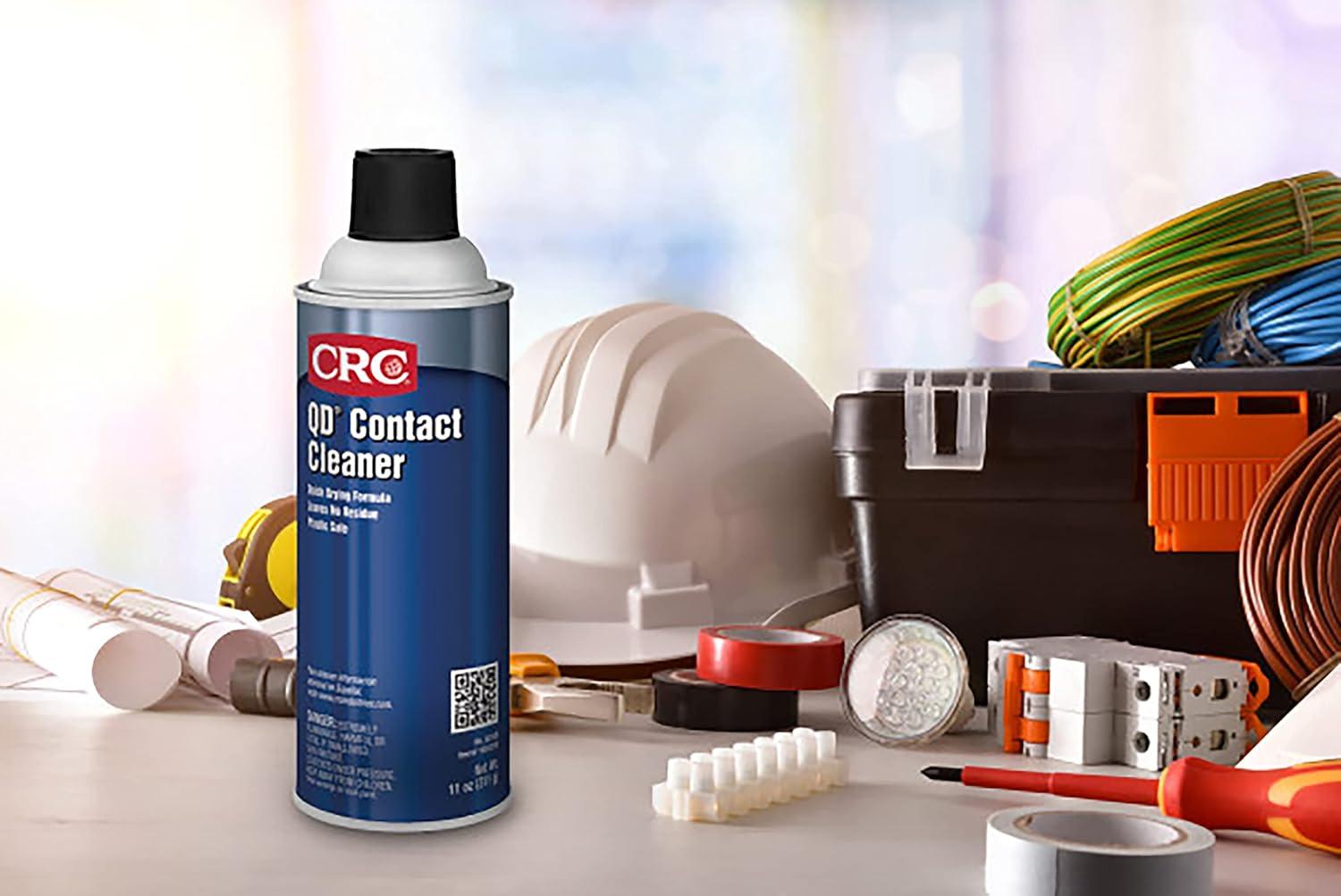 image:imageCRC QD Contact Cleaner 11 Wt Oz Industrial Strength Quick Drying No Residue PlasticSafe Electronics Cleaner Safe For Sensitive Electronics Aerosol Spray11 Ounce Pack of 1