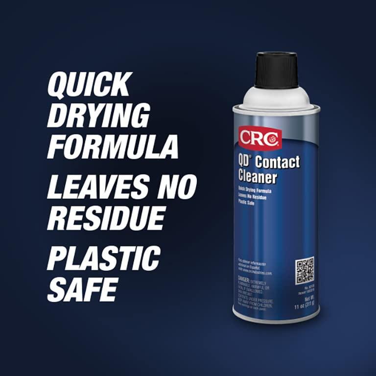 image:imageCRC QD Contact Cleaner 11 Wt Oz Industrial Strength Quick Drying No Residue PlasticSafe Electronics Cleaner Safe For Sensitive Electronics Aerosol Spray11 Ounce Pack of 1