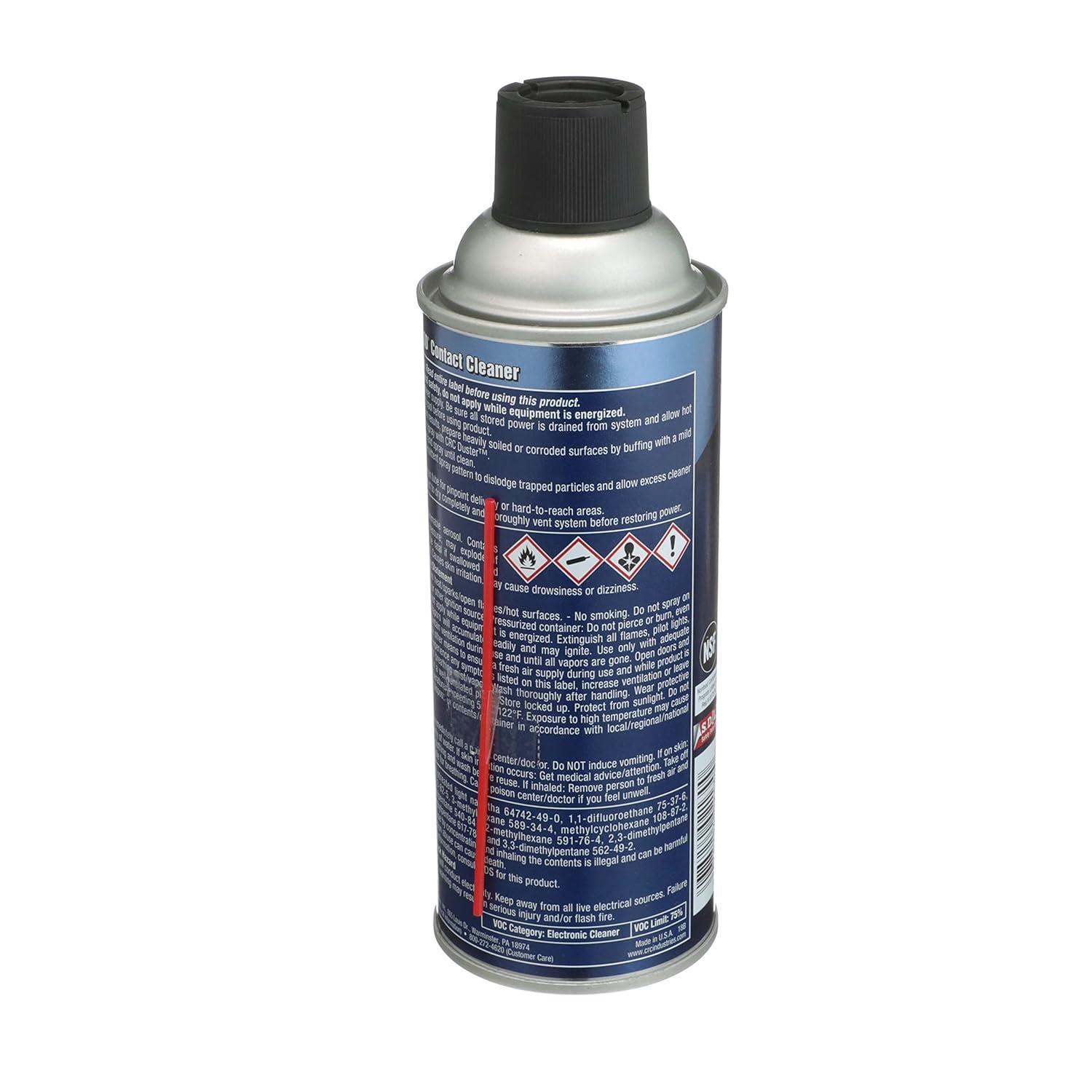 image:imageCRC QD Contact Cleaner 11 Wt Oz Industrial Strength Quick Drying No Residue PlasticSafe Electronics Cleaner Safe For Sensitive Electronics Aerosol Spray11 Ounce Pack of 1