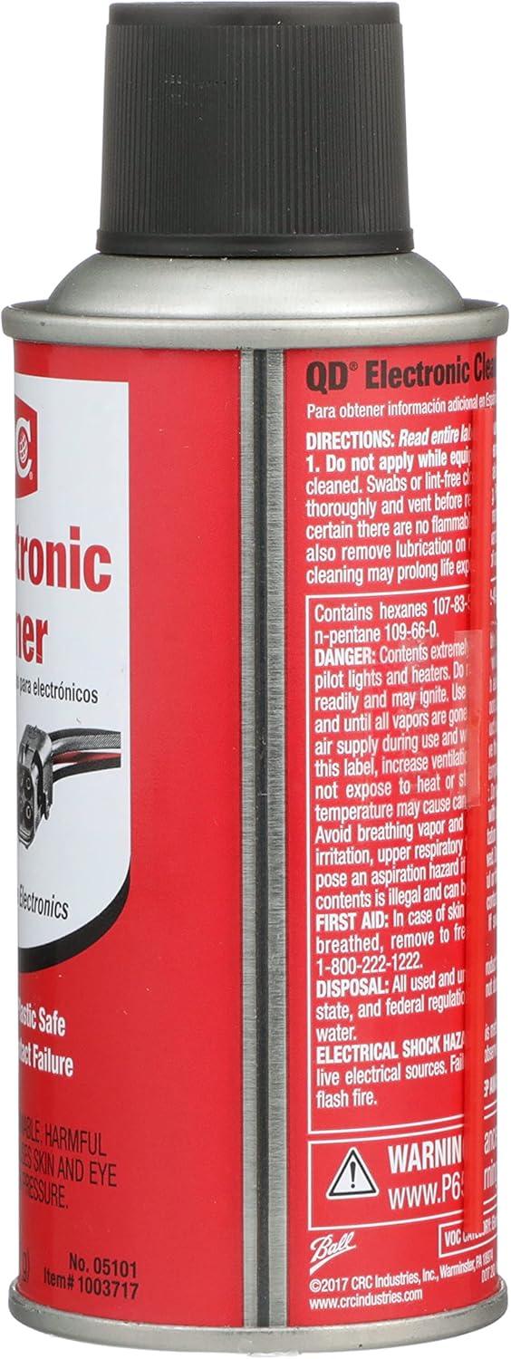image:imageCRC QD Electronic Cleaner 05101 45 Wt Oz Plastic Safe Cleaner Safe for Sensitive ElectronicsElectronic Cleaner