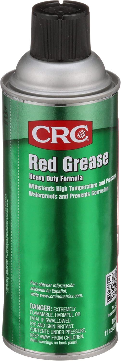 image:imageCRC Red Grease 03079 11 WT OZ MultiPurpose Aerosol Lubricant Red Color for Easy Visual Inspection1 Pack