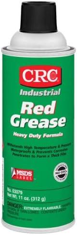 image:imageCRC Red Grease 03079 11 WT OZ MultiPurpose Aerosol Lubricant Red Color for Easy Visual Inspection1 Pack