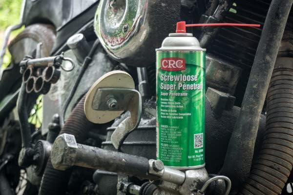 image:imageCRC Screwloose Super Penetrant 03060 11 WT OZ Plastic Safe Aerosol for Corroded Fasteners Seized Mechanical Components11 oz