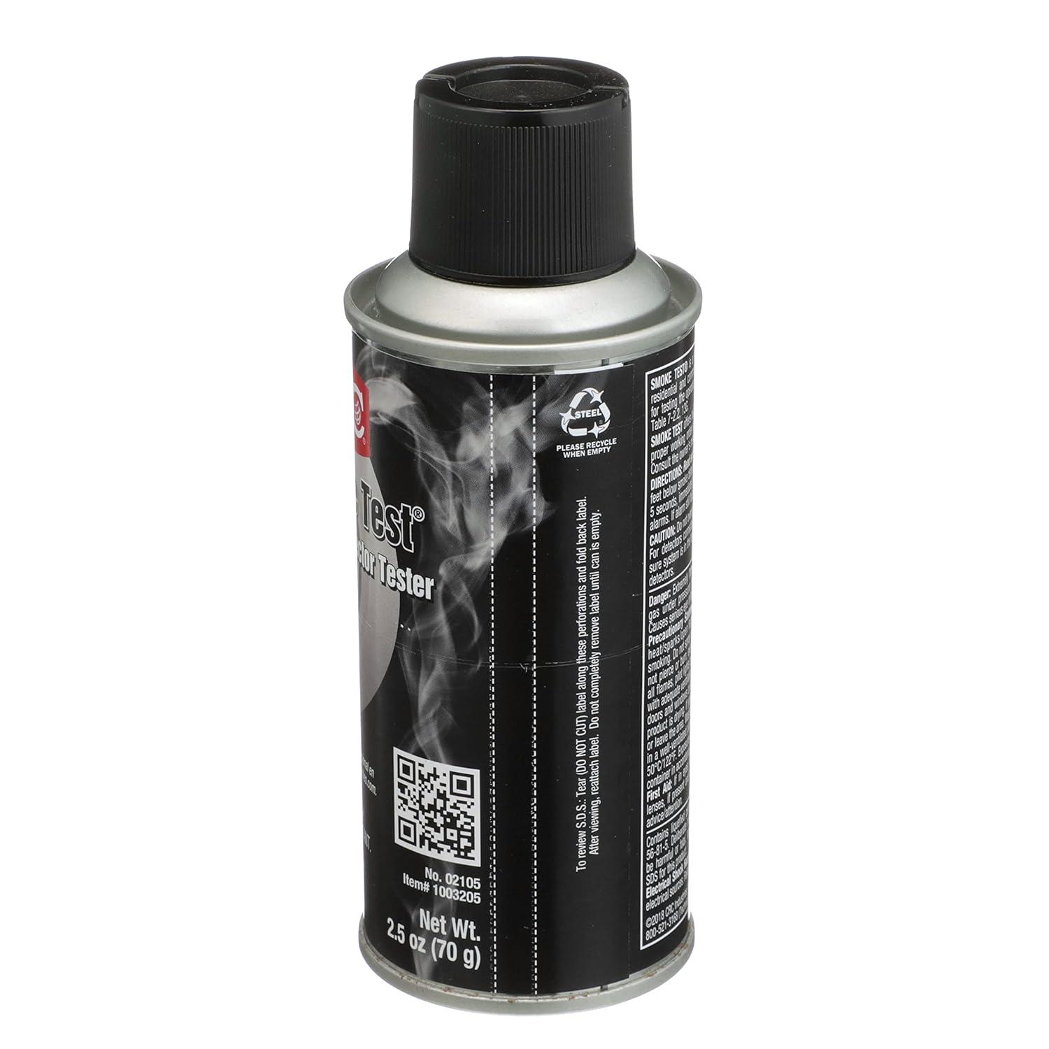 image:imageCRC Smoke Test Smoke Detector Tester 25 Wt Oz Reaches Up to 6 Feet Checks for Obstructions or Debris which Clog Detector Vents Aerosol Spray1 Pack
