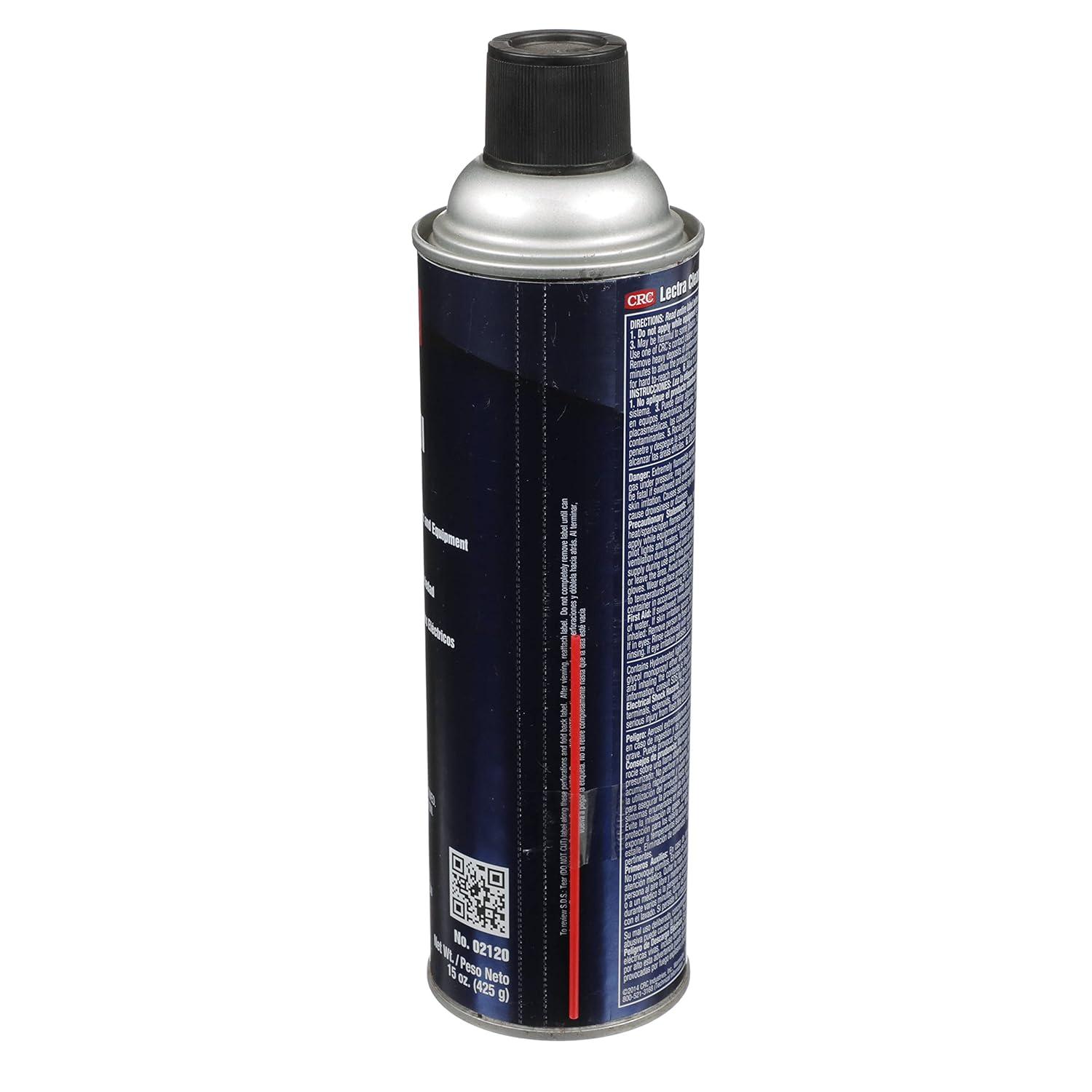 image:imageCRC2120 Lectra Clean II NonChlorinated Heavy Duty Liquid Degreaser 15 oz Aerosol Can Clear1 Pack