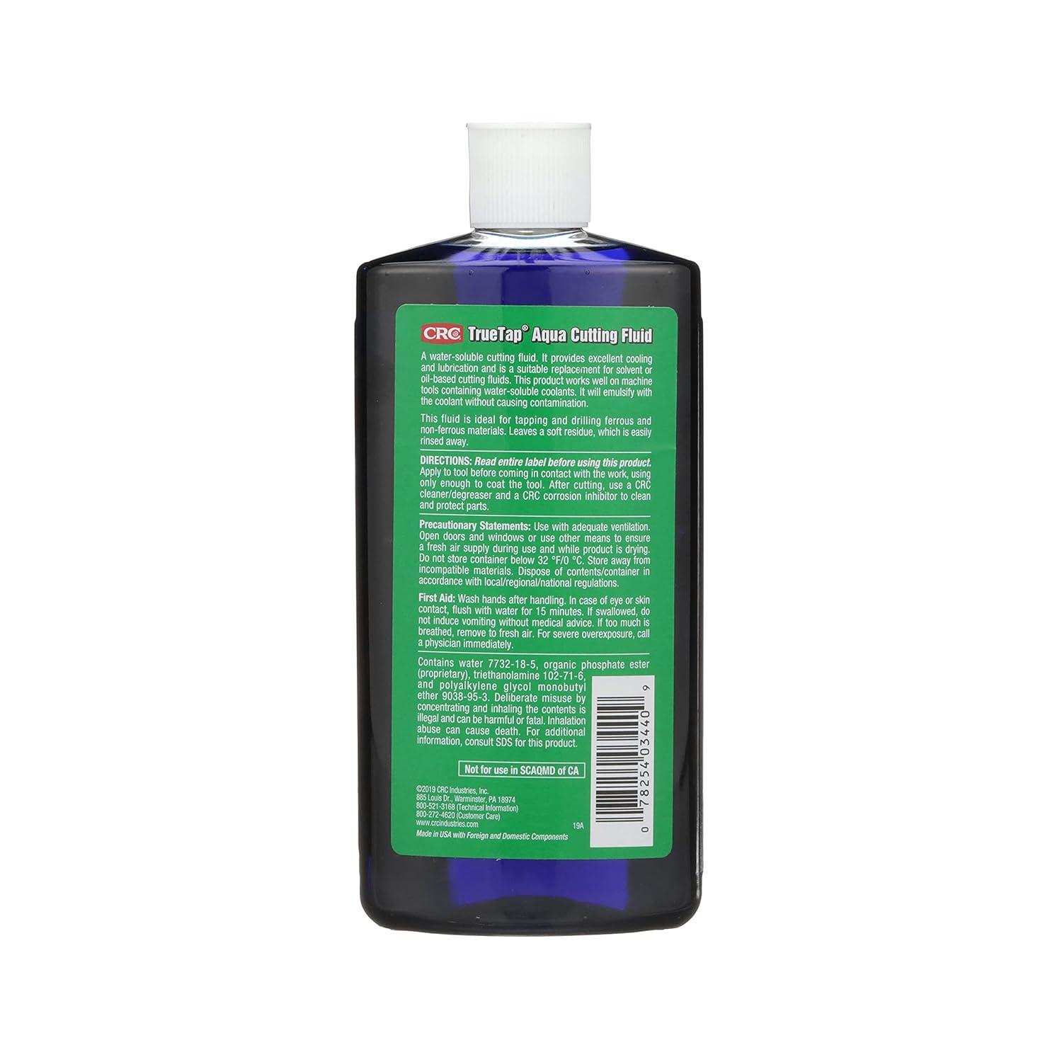 image:imageCRC3440 TrueTap Aqua Water Soluble Cutting Fluid 16 fl oz Bottle Bluepack of 116 Oz