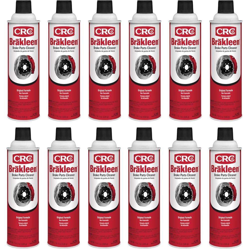 image:imageCRC BRAKLEEN Brake Parts Cleaner NonFlammable 1lb 3 Oz 0508912 Pack