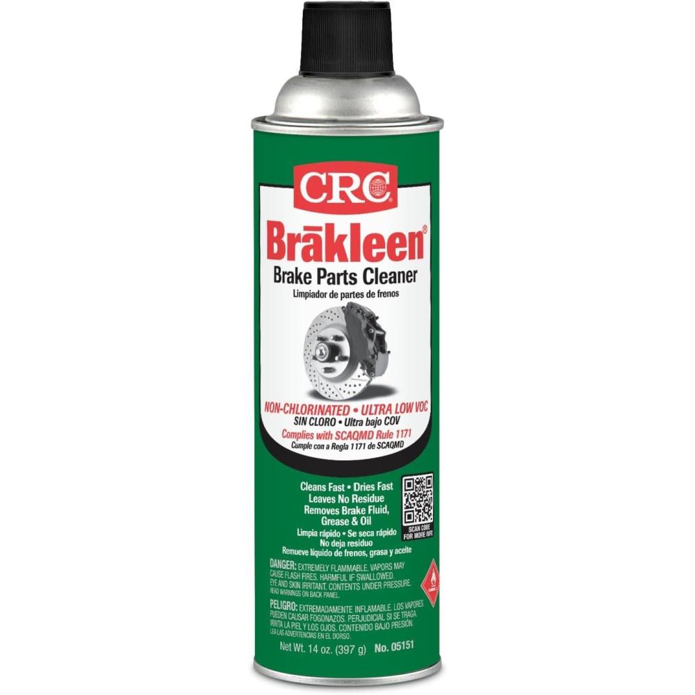 image:imageCRC Brakleen 1003739 Brake Cleaner Spray NonChlorinated Ultra Low VOC SCAQMD 1171 Compliant 14 oz 1 Pack