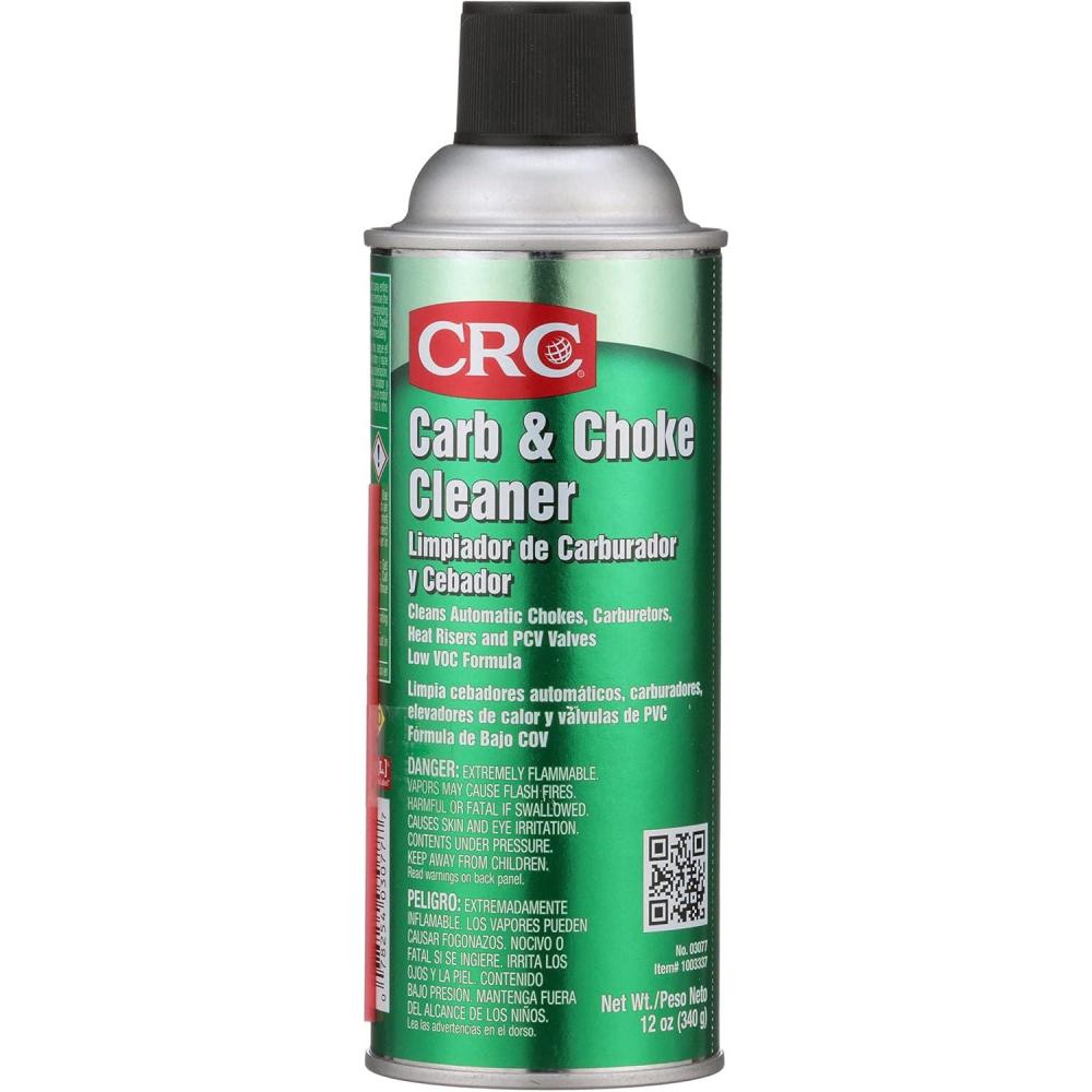 image:imageCRC Carb amp Choke Cleaner 03077 12 Wt Oz Aerosol HighPerformance Cleaner12 Oz