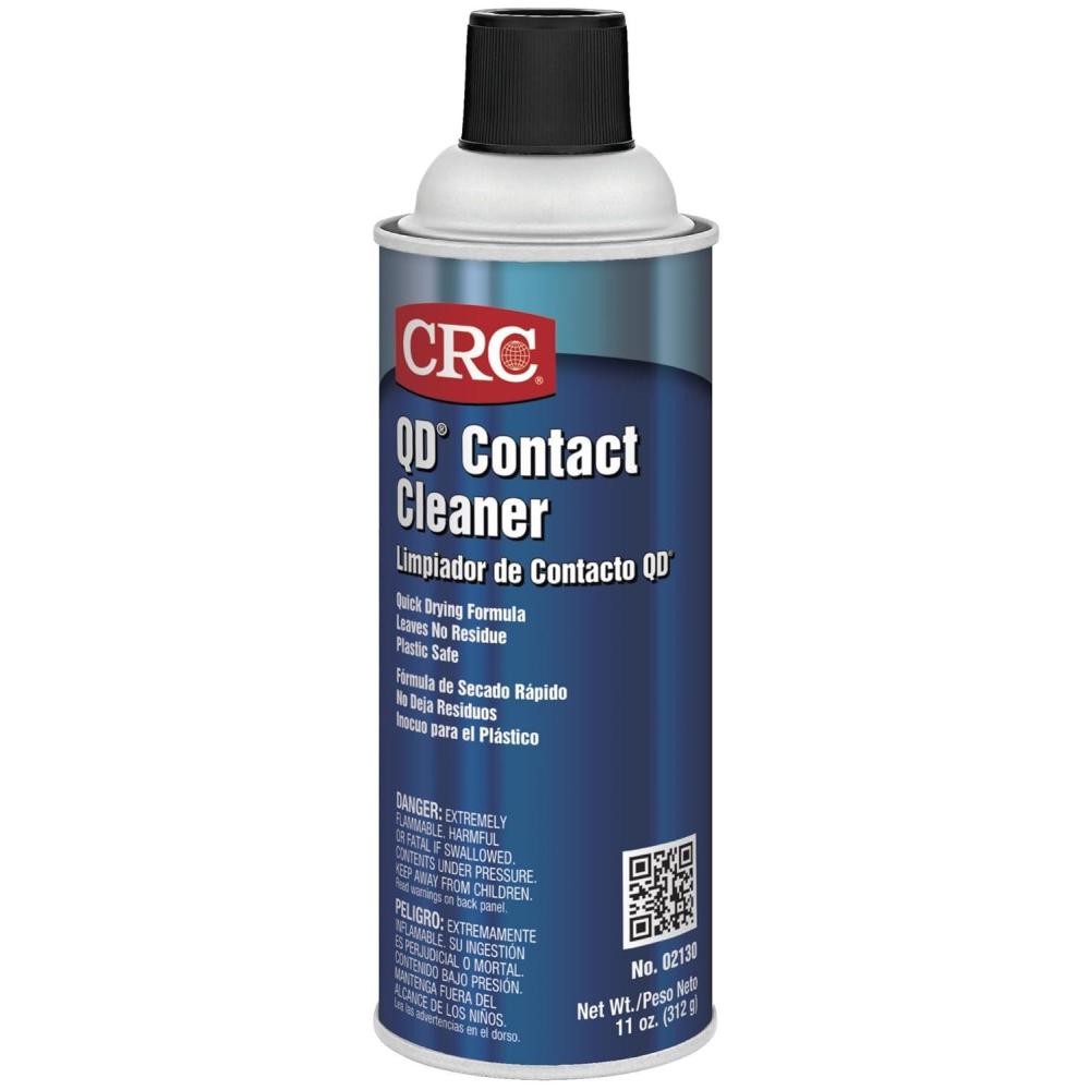 image:imageCRC QD Contact Cleaner 11 Wt Oz Industrial Strength Quick Drying No Residue PlasticSafe Electronics Cleaner Safe For Sensitive Electronics Aerosol Spray11 Ounce Pack of 12