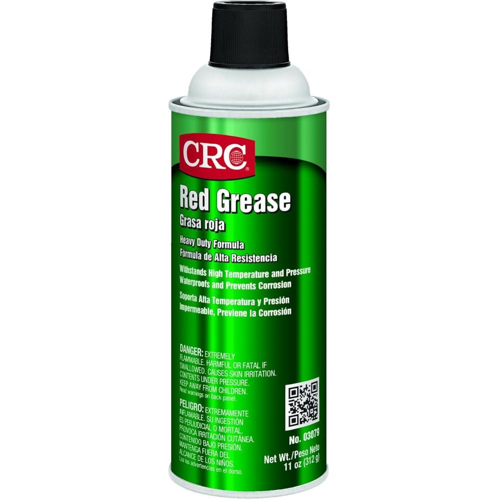 image:imageCRC Red Grease 03079 11 WT OZ MultiPurpose Aerosol Lubricant Red Color for Easy Visual Inspection12 Pack