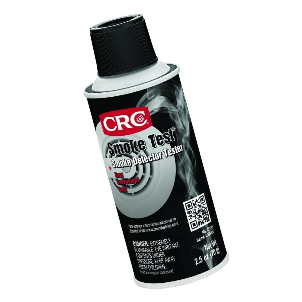 image:imageCRC Smoke Test Smoke Detector Tester 25 Wt Oz Reaches Up to 6 Feet Checks for Obstructions or Debris which Clog Detector Vents Aerosol Spray1 Pack
