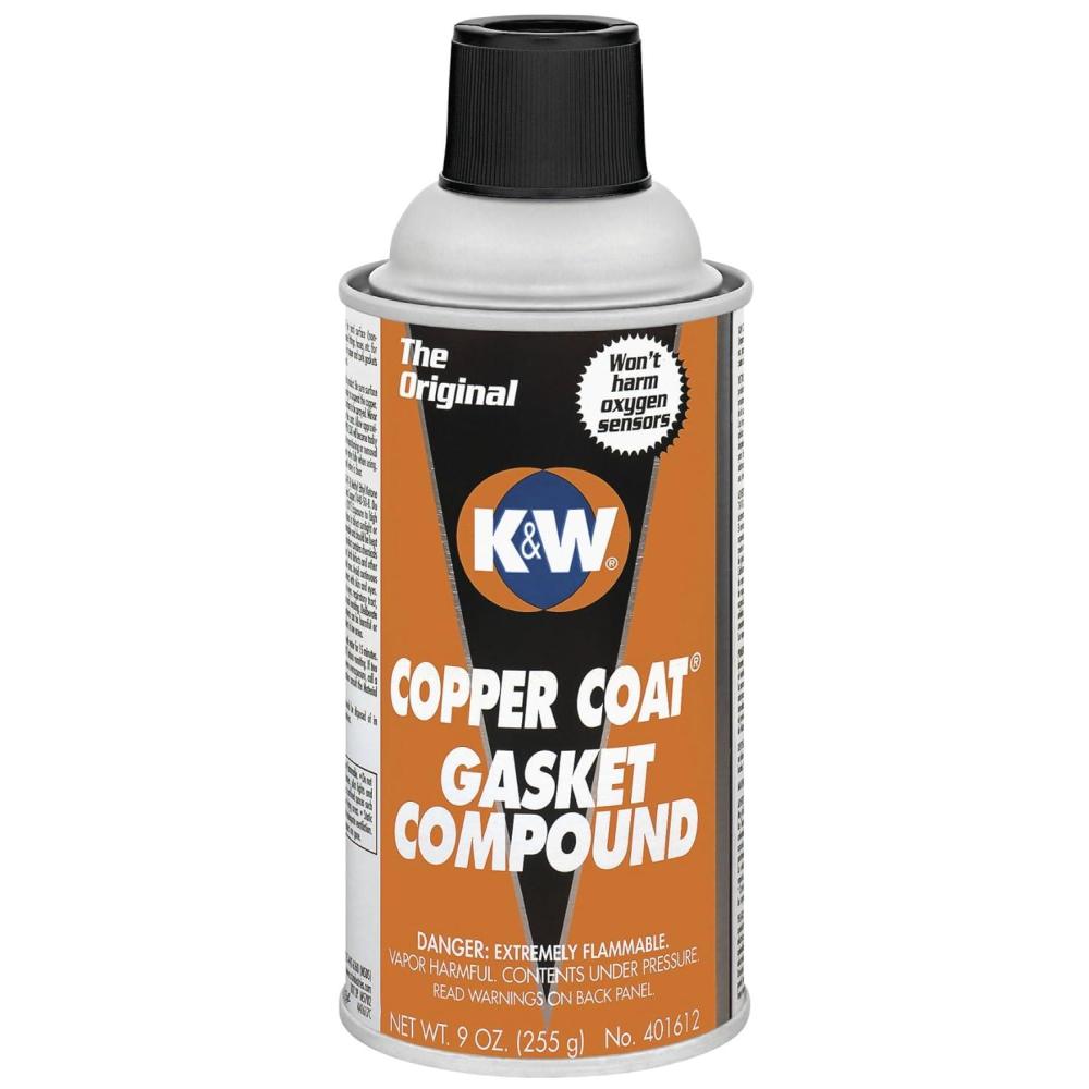 image:imageKampW 401612 Copper Coat Aerosol 9 Wt Oz High Tack Sealant for Metallic Hard Surfaces Rubber Gaskets Automotive Adhesives amp Sealants