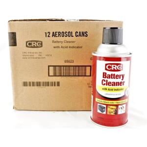 image:imageCRC 05023 Battery Cleaner with Acid Indicator  11 Wt Oz11 Fl Oz Pack of 12