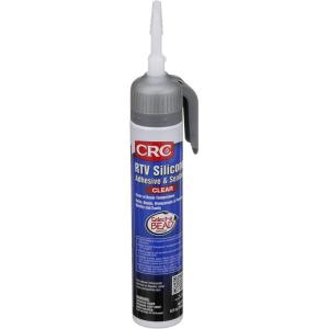 image:imageCRC RTV Silicone Sealant Clear MultiPurpose Caulk amp Adhesive Waterproof RTV Silicone for Sealing Bonding amp Gasket Applications  65 oz  101 fl oz Options Available 12Pack