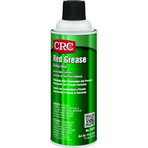 image:imageCRC Red Grease 03079  11 WT OZ MultiPurpose Aerosol Lubricant Red Color for Easy Visual Inspection12 Pack