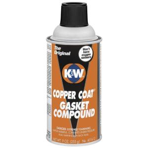 image:imageKampW 401612 Copper Coat Aerosol  9 Wt Oz High Tack Sealant for Metallic Hard Surfaces Rubber Gaskets  Automotive Adhesives amp Sealants