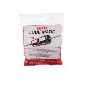 image:imageWeldAid7061 LubeMatic Wire Kleener Pad Red Pack of 6
